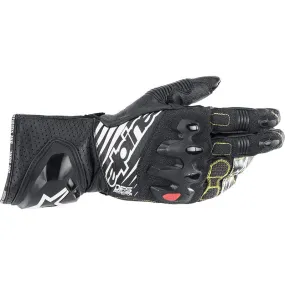 Gants GP TECH V2 ALPINESTARS Noir Blanc - MAXXESS.FR, Gants moto racing