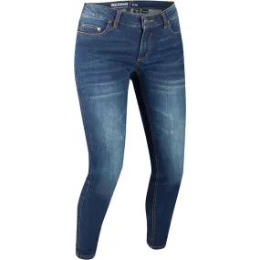 Jeans LADY TRUST SLIM BERING bleu délavé - MAXXESS.FR, Jeans moto